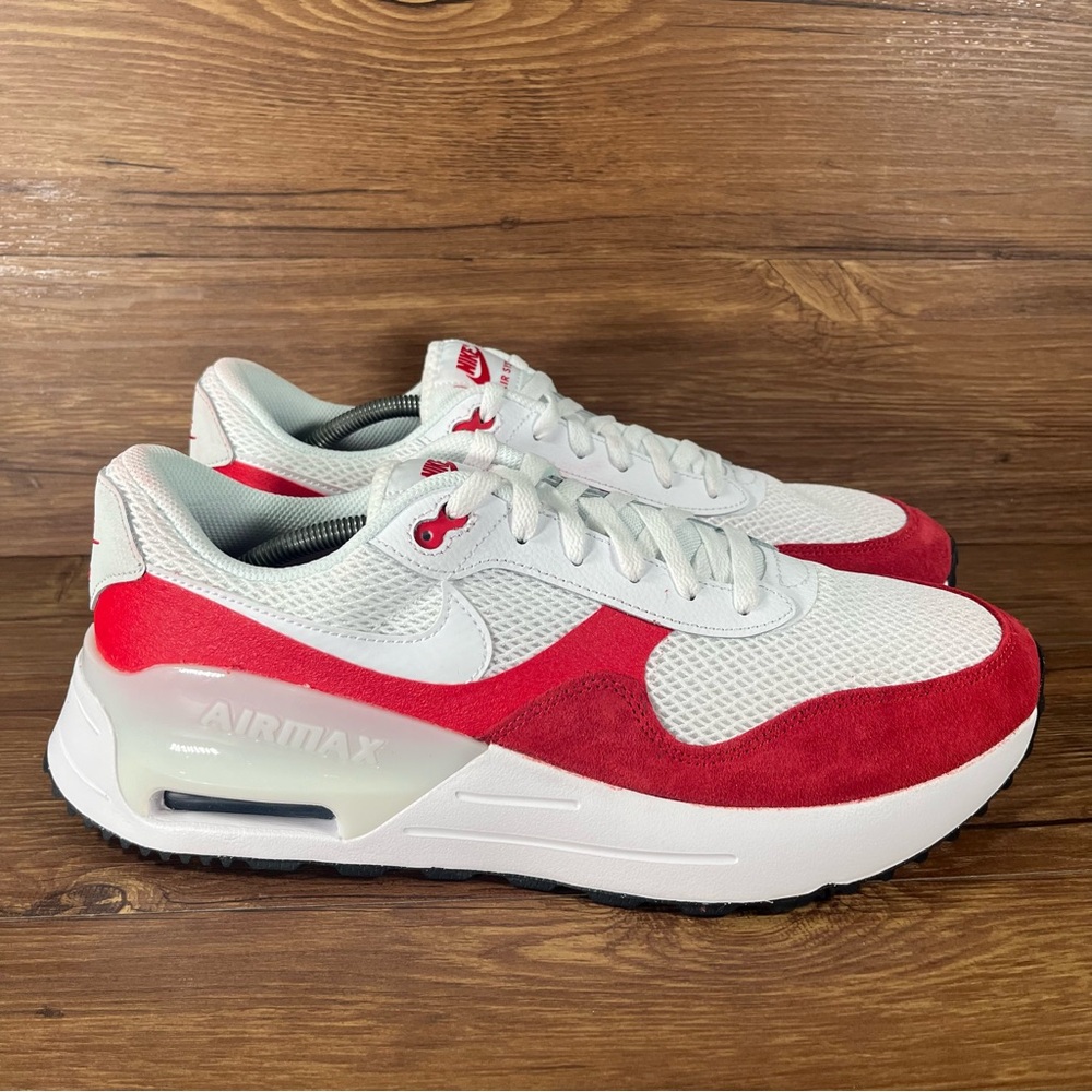Nike Men’s Air Max Sneakers White and Red